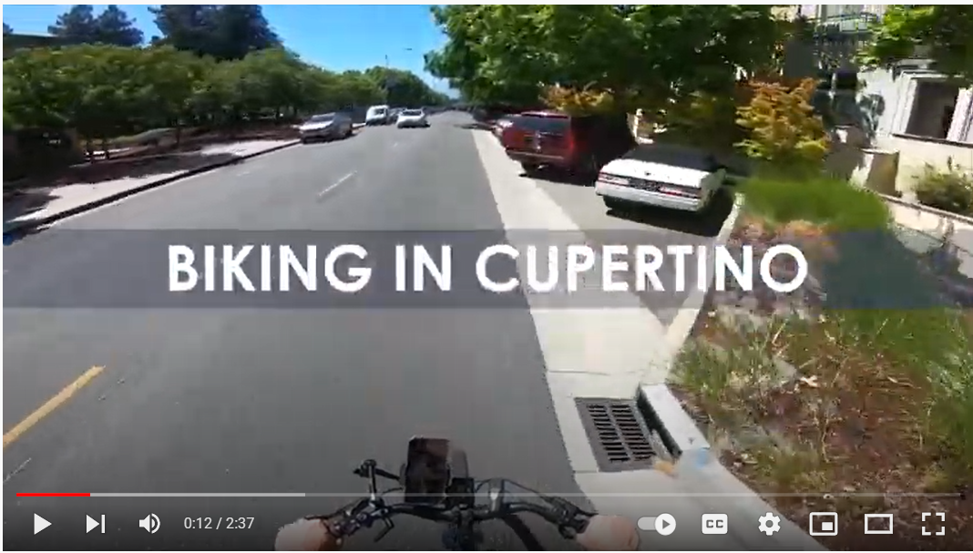 Biking in Cupertino Video Thumbnail