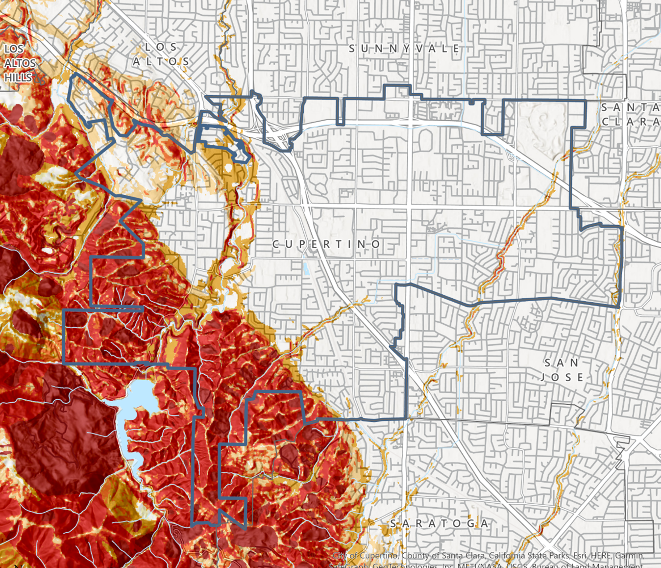 landslide susceptibility map only